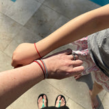 Children Red Bendel in Rhodium