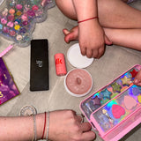 Children Red Bendel in Rhodium