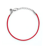 Children Red Bendel in Rhodium
