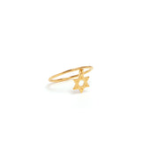 Star of David Ring in Gold