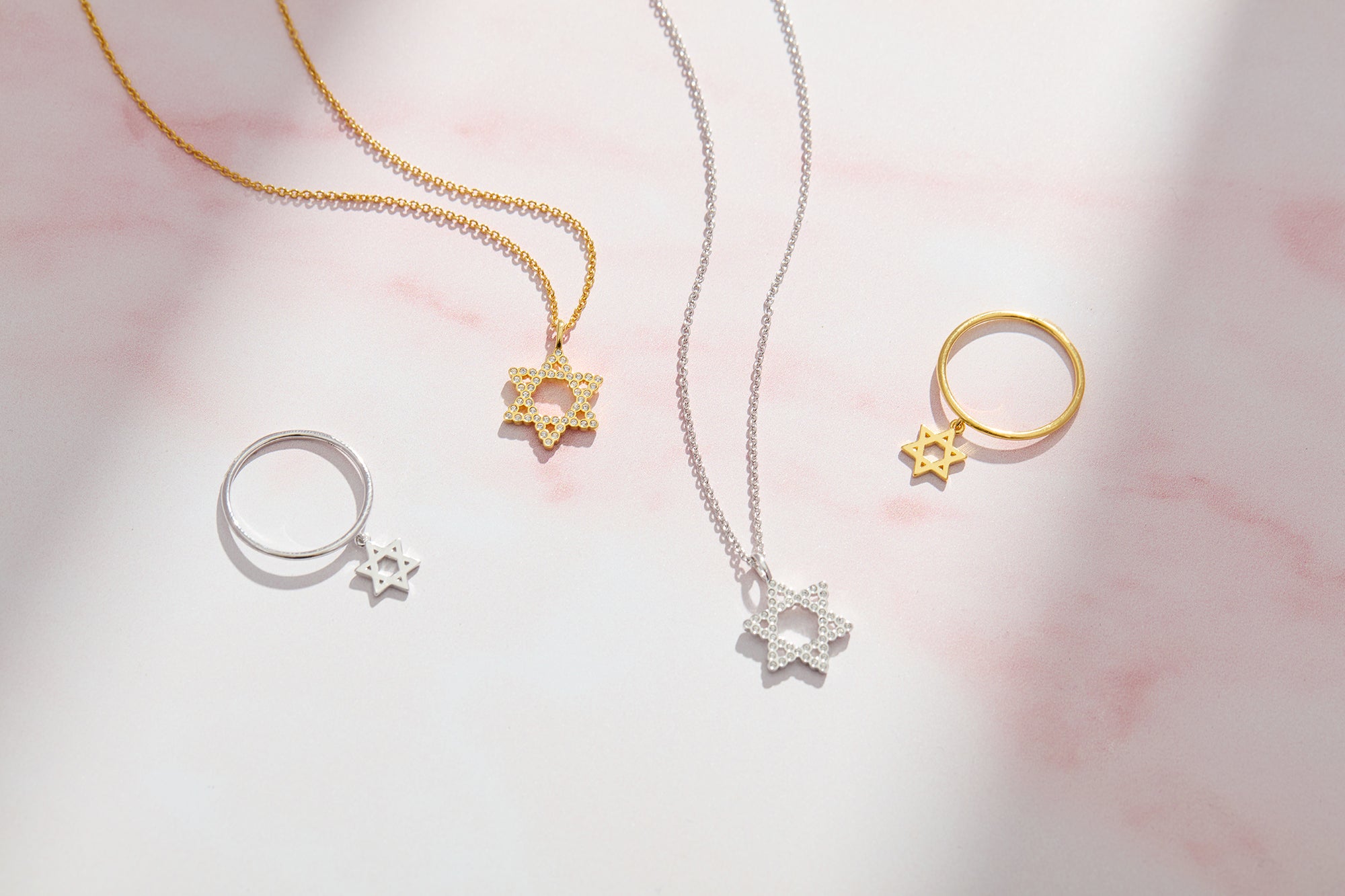 Star of David Necklace in Gold