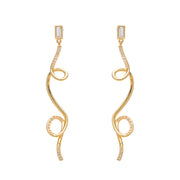 Earrings - Yolanda Earrings in 18K Gold - Melissa Lovy