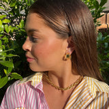 Madeline Hoops in Gold - FALL SAMPLE SALE!