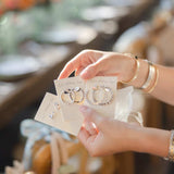 Brighton Hoop in Rhodium Pre-Order