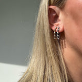 Sydney Earrings in Rhodium