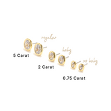 Soleil Studs in Gold