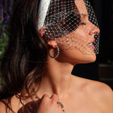 Brighton Hoop in Rhodium Pre-Order