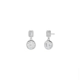 Alix Earrings in Rhodium