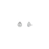 Baby Lou Studs in Rhodium