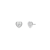 Bobbi Studs in Rhodium