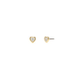 XS Baby Bobbi Studs in Gold
