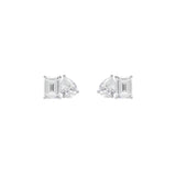 Ava Studs in Rhodium