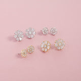 Baby Maggie Studs in Gold