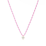 Court Necklace in Pink and Gold