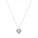 Gloria Necklace in Rhodium