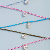 Court Necklace in Forest and Gold