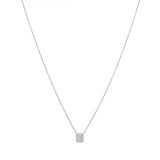 Baby Miller Necklace in Rhodium