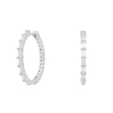 Sophie Hoops in Rhodium Pre-Order