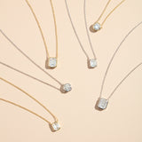 Baby Miller Necklace in Rhodium