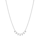 Paige Necklace in Rhodium