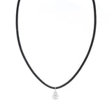 Aura Necklace in Rhodium