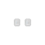 Miller Studs in Rhodium