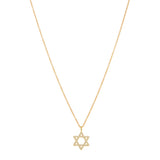 Star of David Necklace in Gold