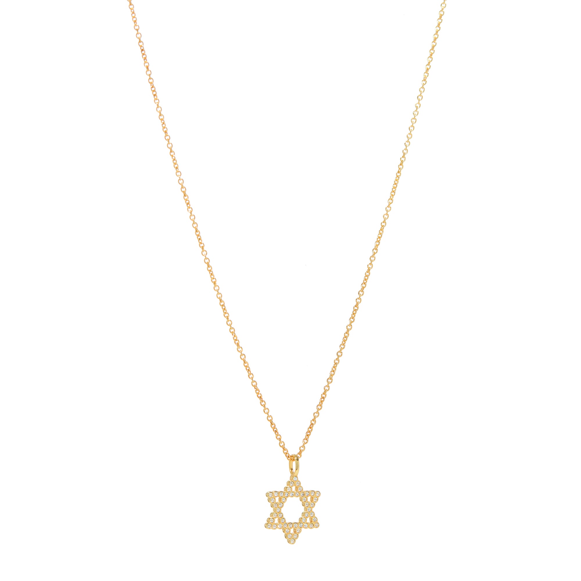 Star of David Necklace in Gold