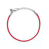Red Bendel in Rhodium