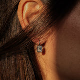 Poppy Earrings in Rhodium