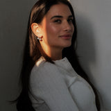 Baby Ophelia Earrings in Rhodium