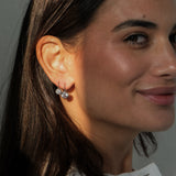 Baby Ophelia Earrings in Rhodium