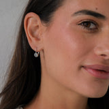 Baby Ophelia Earrings in Rhodium