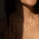 Cameron Necklace in Rhodium