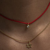 XS Star of David Necklace in Gold