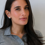 Isla Necklace in Rhodium