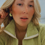 Addison Hoops in Pistachio - BFCM SAMPLE SALE!