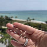 Minnie Studs in Rhodium - FALL SAMPLE SALE!
