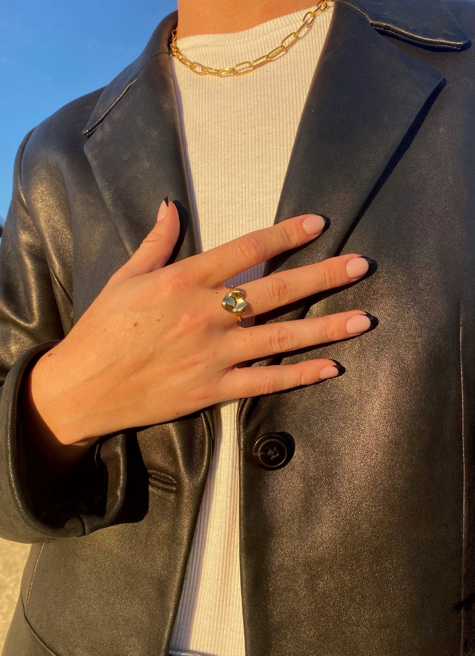 Lev Ring in Gold - SUMMER SALE!