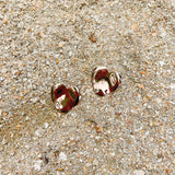 Lillie Studs in Rose Gold - Sample Sale Summer '26