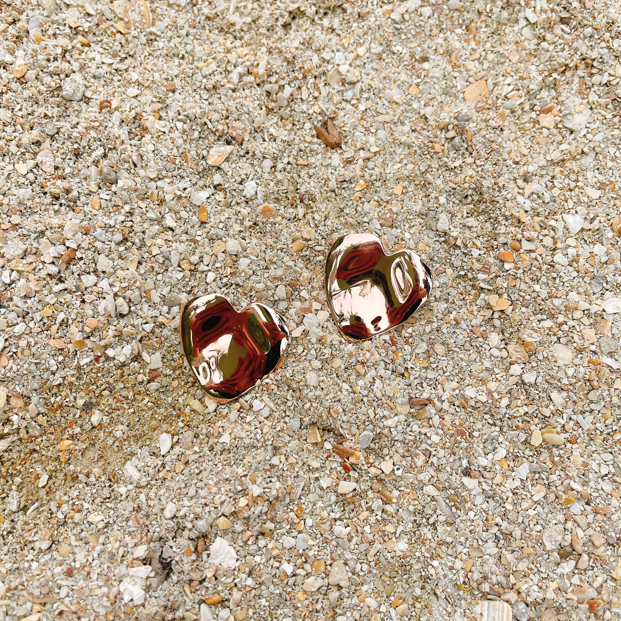 Lillie Studs in Rose Gold - Sample Sale Summer '26