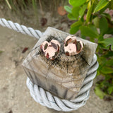 Lillie Studs in Rose Gold - Sample Sale Summer '26