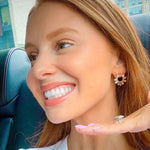 Earrings - Stella Studs in Gold Rainbow - Melissa Lovy