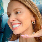 Earrings - Stella Studs in Gold Rainbow - Melissa Lovy