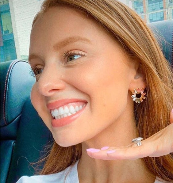 Earrings - Stella Studs in Gold Rainbow - Melissa Lovy