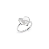 Lev Ring in Rhodium - Sample Sale Summer '26