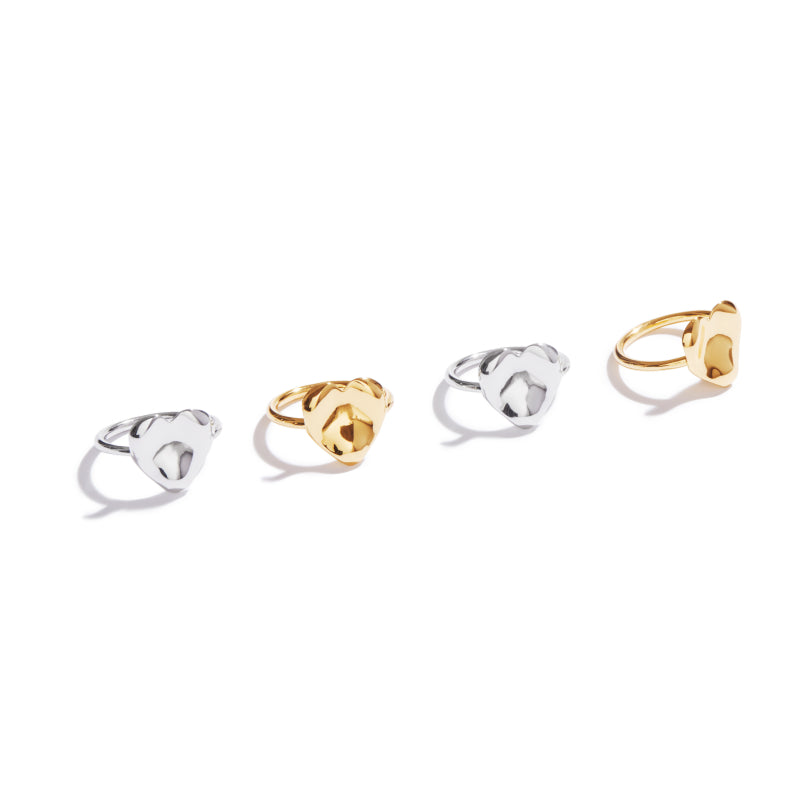 Lev Ring in Gold