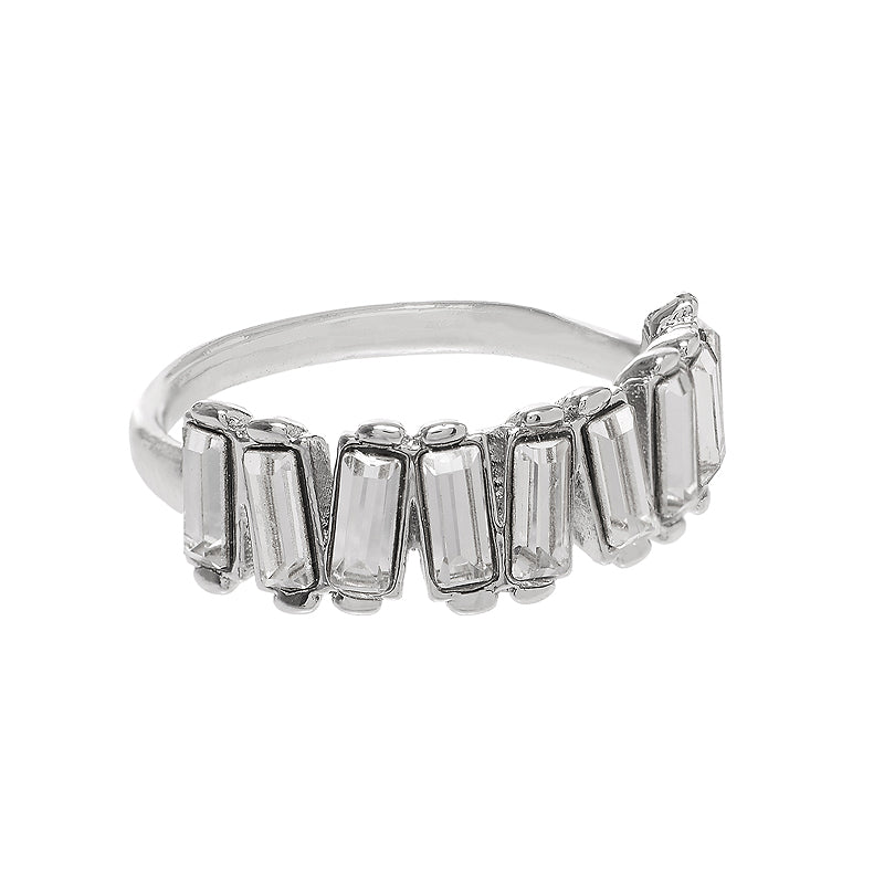 Rings - Elle Ring in Rhodium - Melissa Lovy