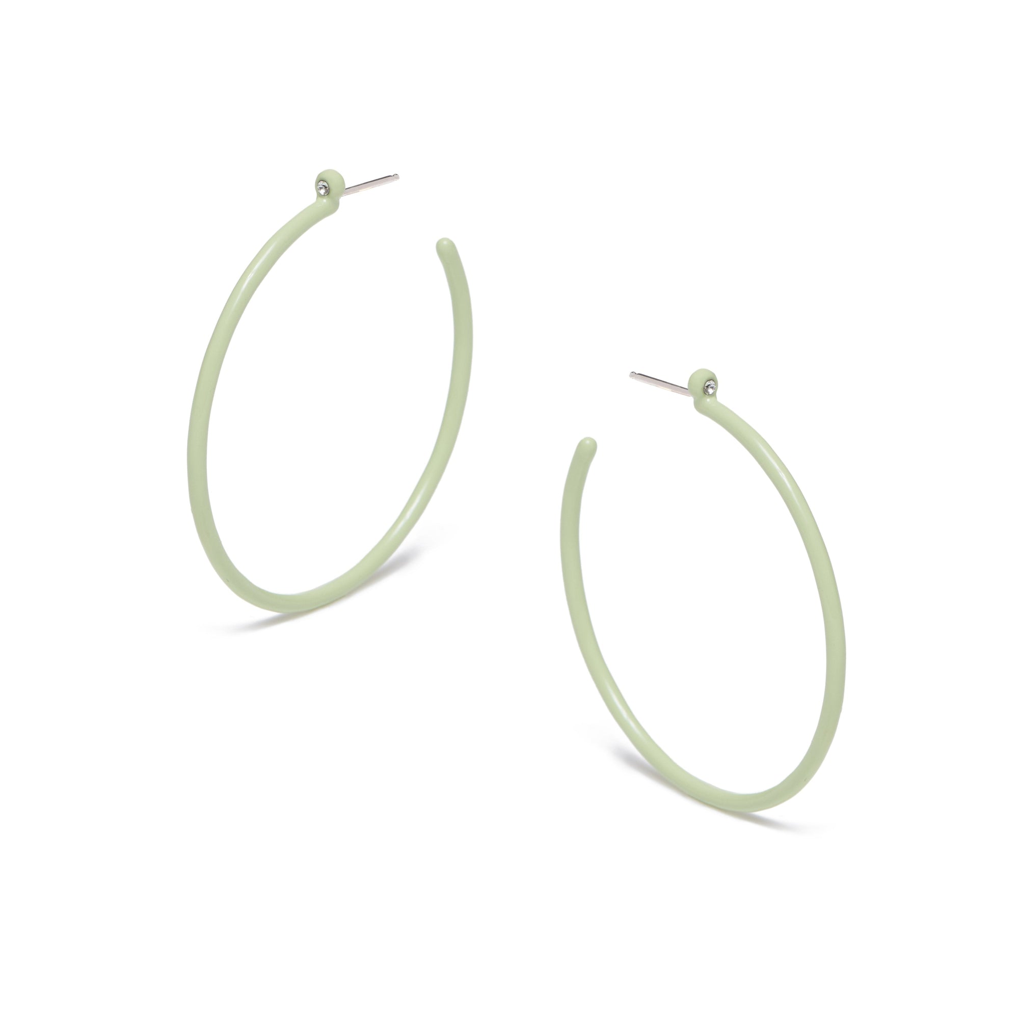 Tinsley Hoops in Pistachio - SPRING CLEANING