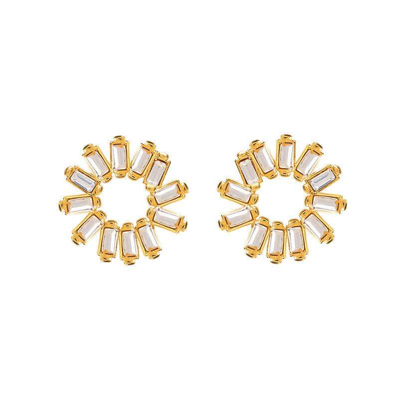 Earrings - Stella Studs in Gold - Melissa Lovy
